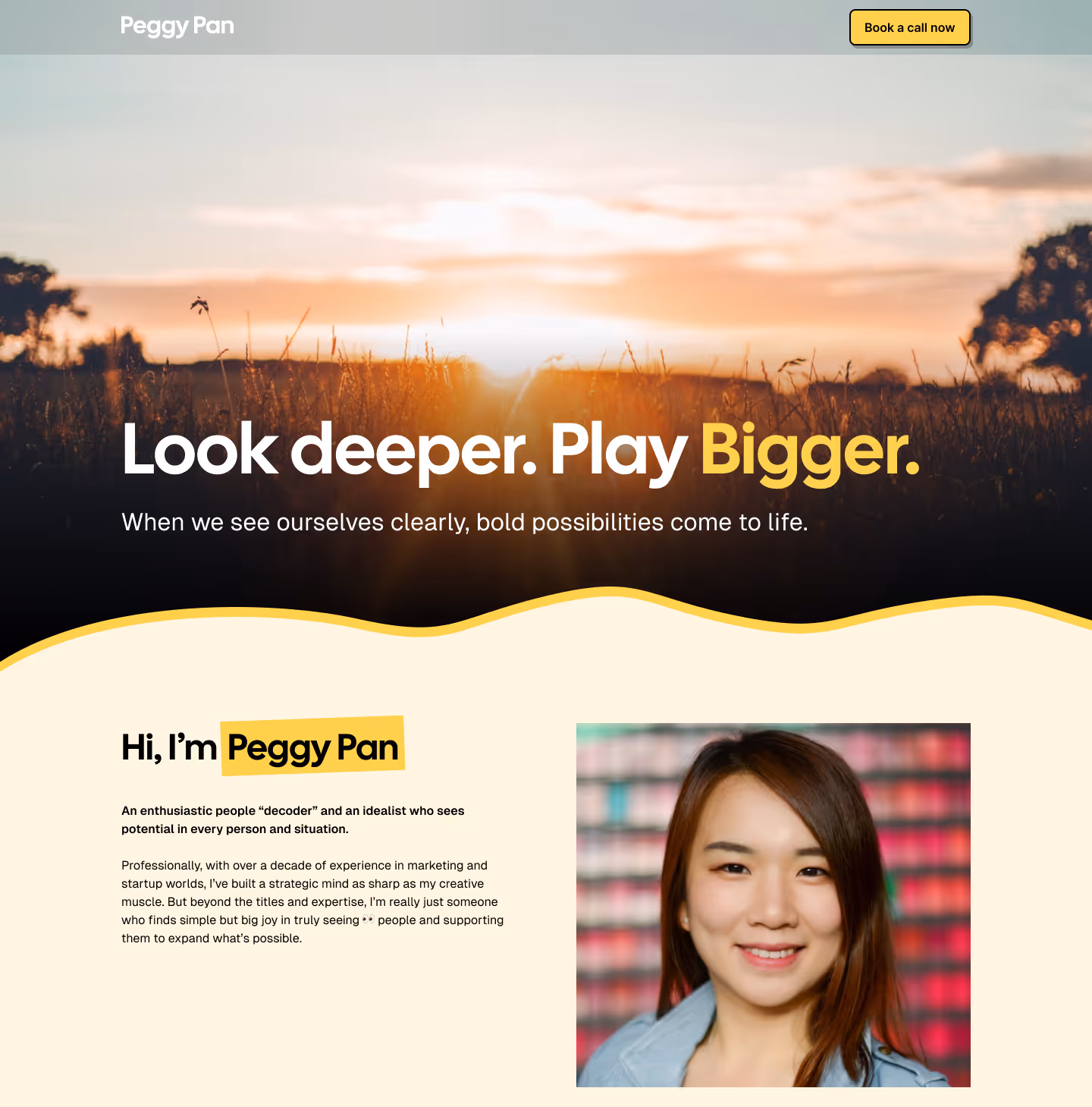Peggy Pan website