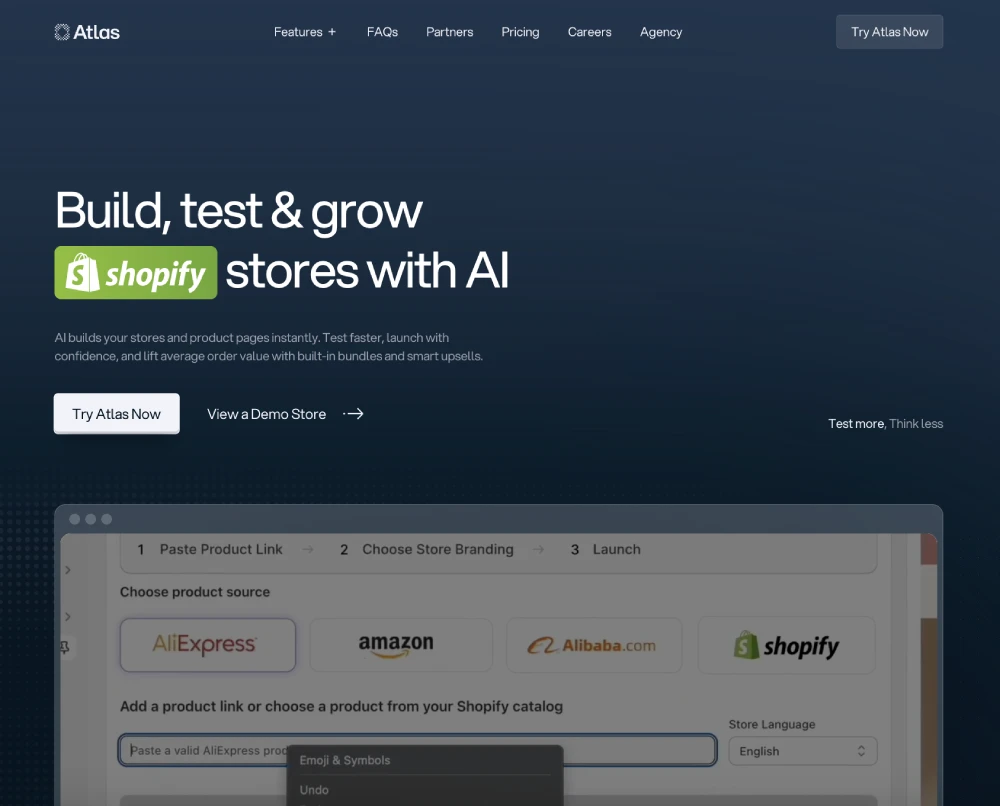 Atlas AI website