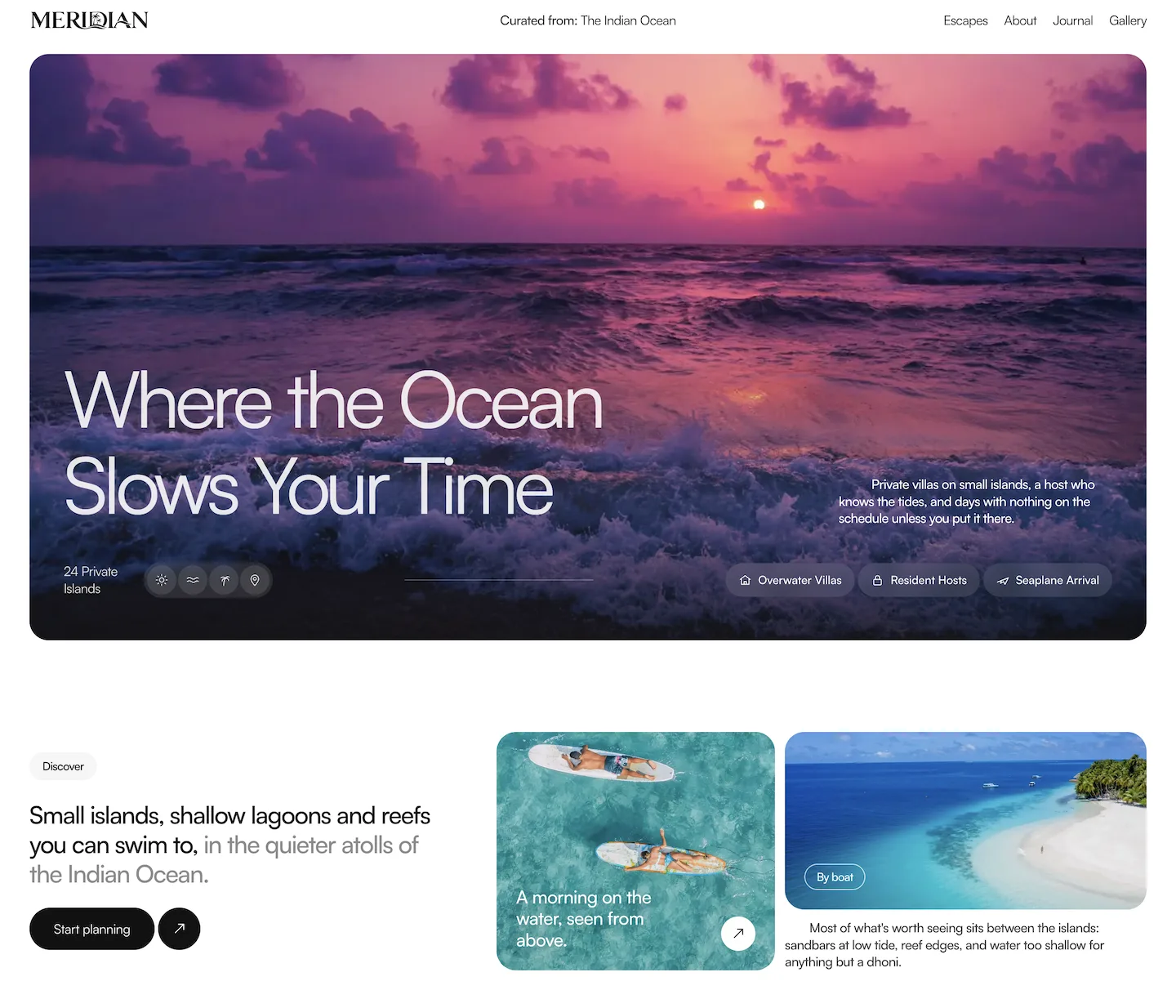 Meridian website