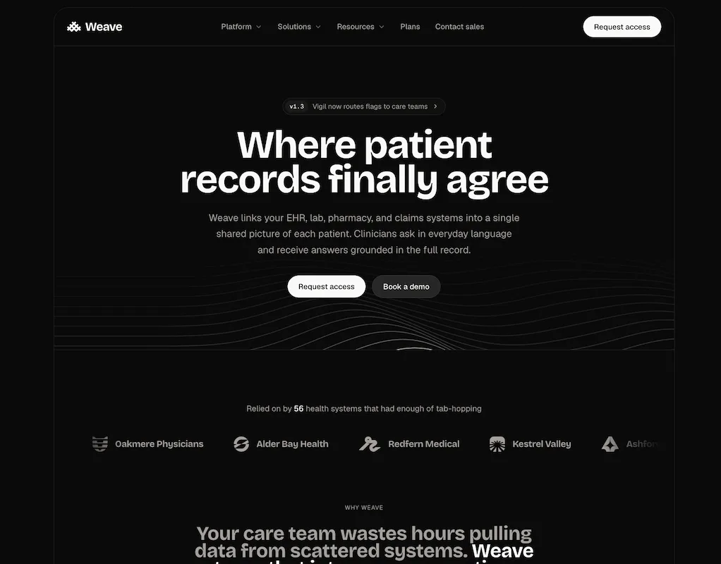 Weave website